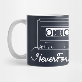 Never Forget Cassette Tape Mug